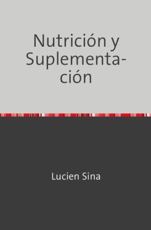 Libere su potencial de salud con "Nutrición y suplementación". Descubra la clave para optimizar su bienestar a través de una nutrición y suplementación eficaces. Alcance sus objetivos de salud con confianza. Desde alimentar su cuerpo con nutrientes esenciales hasta desbloquear los beneficios de suplementos específicos, este libro le proporciona las herramientas para el éxito. Transforme su salud hoy mismo. "Nutrición y suplementación" es su guía para liberar todo su potencial y vivir una vida vibrante y llena de vitalidad.