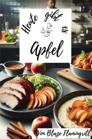 "Heute gibt es - Apfel" ist eine Hommage an die Vielseitigkeit und den Geschmack einer der beliebtesten Früchte der Welt. Dieses Buch bietet eine sorgfältig zusammengestellte Sammlung von 30 Apfelrezepten, die von herzhaften Hauptgerichten bis zu süßen Desserts reichen. Jedes Rezept unterstreicht die einzigartige Fähigkeit des Apfels, sich in unterschiedlichsten kulinarischen Kontexten zu bewähren - sei es als saftiger Begleiter zu Fleisch, als knackige Ergänzung in Salaten oder als Hauptdarsteller in verführerischen Kuchen und Torten. Der Autor und Hobbykoch Blaze Flamingrill führt Sie durch eine Welt, in der Äpfel mehr sind als nur eine Zutat. Sie werden zum Ausdruck von Kreativität und Leidenschaft in der Küche. Entdecken Sie klassische Apfelrezepte neu interpretiert und lassen Sie sich von innovativen Kreationen überraschen, die Ihre Geschmackssinne herausfordern. Von Apfel-Rosmarin Focaccia, über Sauerbraten mit Apfelkompott, bis hin zu verführerischem Apfel-Vanille Traum - dieses Buch verspricht Genussmomente, die die kulinarische Vielfalt des Apfels in den Vordergrund rücken. Neben den Rezepten bietet "Heute gibt es - Apfel" wertvolle Tipps und Tricks, die Ihnen helfen, das Beste aus Ihren Apfelgerichten herauszuholen. Erfahren Sie, welche Apfelsorten sich für welche Rezepte am besten eignen, wie Sie Äpfel richtig lagern und auf innovative Weise in der Küche verwenden können. Dieses Buch ist nicht nur eine Rezeptsammlung, sondern auch eine Einladung, die traditionellen Grenzen der Apfelküche zu erweitern und eigene Kreationen zu wagen. Es richtet sich an Hobbyköche, Apfelliebhaber und alle, die Freude am Kochen und Experimentieren haben. "Heute gibt es - Apfel" ist eine kulinarische Entdeckungsreise, die zeigt, wie einfache Zutaten in außergewöhnliche Geschmackserlebnisse transformiert werden können. Lassen Sie sich inspirieren, greifen Sie zu Äpfeln und entdecken Sie die unendlichen Möglichkeiten, die diese wunderbare Frucht in der Küche bietet.