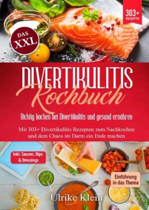 Dieses XXL Divertikulitis-Kochbuch ist voll von köstlichen, leicht zuzubereitenden Rezepten! Mit über 303+ Rezepten zur Auswahl, finden Sie in diesem Kochbuch bestimmt das, wonach Sie suchen... Divertikulose ist eine Form… …der Divertikelkrankheit, die auftritt, wenn kleine Beutel in der Dickdarmwand (Kolon), die Divertikel genannt werden, entstehen und durch Schwachstellen in den äußeren Muskelschichten des Dickdarms drücken. Eine Divertikelkrankheit, die nicht entzündet ist, wird Divertikulose genannt. Tatsächlich sind keine spezifischen Nahrungsmittel bekannt, die Divertikulitis-Attacken auslösen. Und es ist auch nicht bewiesen, dass eine spezielle Diät Anfälle verhindern kann. Wenn Sie Divertikulose haben, achten Sie auf eine gesunde, ballaststoffreiche Ernährung. Ballaststoffreiche Lebensmittel, wie Obst, Gemüse und Vollkornprodukte, weichen den Abfall auf und helfen ihm, schneller durch den Dickdarm zu wandern. Dies reduziert den Druck in Ihrem Verdauungstrakt, was das Risiko der Bildung und Entzündung von Divertikeln verringern kann. (mehr Informationen finden Sie im Buch) Sie sind auf der Suche nach … ✅ 303+ leckere vielfältige Rezeptideen (u.a. Fleisch, Fisch, Gemüse, Salate, Suppen, Snacks, Desserts uvm.) ✅ Einführung in das Thema ✅ Tipps & Tricks ✅ Inklusive leckeren Saucen-Rezepten Leckere Gerichte und gute Anhaltspunkte gefällig? Dann greifen Sie jetzt zu!