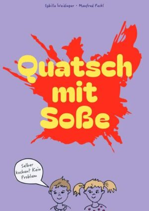 Quatsch mit Soße ist ein freches, schön illustriertes Kochbuch mit einfachen Rezepten in Reimform für Kinder. Ein Buch zum Schauen, Sauen, Kauen, Malen, Lesen, Singen und den Topf zum Kochen bringen. Sybilla Weidinger hat Kommunikationsdesign und Malerei studiert. Manfred Peckl ist bildender Künstler, Autor und Musiker. "Quatsch mit Soße" begeistert Kinder nicht nur für's Kochen und Essen, es fördert auch die Liebe zum Dichten und Malen.