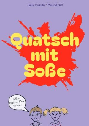 Quatsch mit Soße ist ein freches, schön illustriertes Kochbuch mit einfachen Rezepten in Reimform für Kinder. Ein Buch zum Schauen, Sauen, Kauen, Malen, Lesen, Singen und den Topf zum Kochen bringen. Sybilla Weidinger hat Kommunikationsdesign und Malerei studiert. Manfred Peckl ist bildender Künstler, Autor und Musiker. "Quatsch mit Soße" begeistert Kinder nicht nur für's Kochen und Essen, es fördert auch die Liebe zum Dichten und Malen.