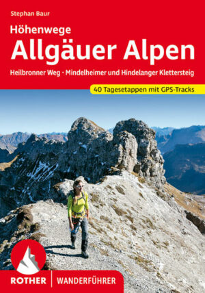Hüttenwandern auf aussichtsreichen Höhenwegen und Klettersteigen  in den Allgäuer Alpen finden sich dafür herrliche Möglichkeiten. Berühmt sind Heilbronner Weg