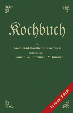 Das ,Badische Kochbuch" von Emma Wundt ist das klassische Kochbuch für Baden - seit Jahrzehnten ein Standardwerk. 1911 erschien es erstmals, wurde seither mehrfach überarbeitet und den jeweils geänderten Essgewohnheiten angepasst. 1638 Rezepte lassen keine Wünsche offen, darüber hinaus enthält es eine Kochlehre und auch ein praktisches Haushaltungsbuch. Jetzt wird das Kochbuch zum ersten Mal in neuer Schrift veröffentlicht, so dass es nun einfacher zu lesen ist.