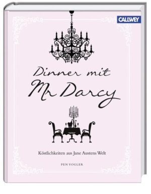 Jane Austen kreierte eine Welt voller Romantik und Poesie, in der die Charaktere mit Humor und Feingefühl durchleuchtet werden. Schauplätze der gesellschaftlichen Begegnungen waren stets Bälle, Spaziergänge und Teebesuche. Dabei spielte auch das Essen eine große Rolle. Details und präzise Rezeptanleitungen von 60 Speisen gibt Pen Vogler in diesem besonderen Koch- und Geschenkbuch. Der Titel verrät schon ein Tête-à-Tête mit dem liebenswerten Helden aus Stolz und Vorurteil: Mr Darcy. Neben den zahlreichen Rezepten (Schweinebraten mit Zwiebeln, Lamm-Frikassee mit Spargel, Truthahn, Pflaumenkuchen, Arme Ritter, Erdbeer-Törtchen u.v.m.) aus Jane Austens Romanen wie "Emma", "Verstand und Gefühl", "Die Abtei von Northanger und Mansfield Park" sammelt Vogler zahlreiche Anekdoten, die jeden Fan schmunzeln lassen. Zudem erhalten wir Einblicke in Jane Austens wahres Leben: Rezepte von ihren Lieblingsspeisen, festgehalten in privaten Briefen an Freunde und Familie, die ganz einfach nachzukochen sind.