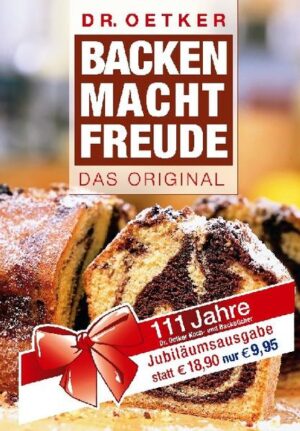 Den meisten Leuten fallen bei der Frage nach einem Standard-Back- oder Kochbuch spontan die Dr. Oetker Klassiker "Backen macht Freude" und "Schulkochbuch" ein. Denn Vertrauen in die sicheren Rezepte, die alle in der Dr. Oetker Versuchsküche entwickelt und getestet wurden, hat diese beiden Bücher so erfolgreich gemacht. Jetzt gibt es die aktuellen Originalausgaben der legendären Basisbücher im praktischen Softcover-Einband zum einmaligen und unwiderstehlichen Sonderpreis von nur je 9,95 Euro.