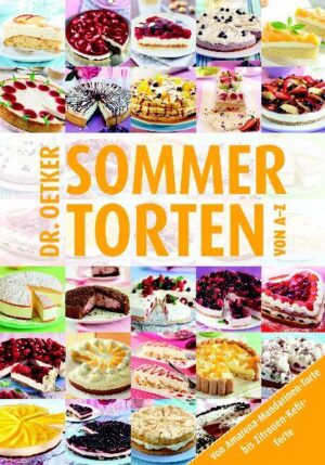 In the Summer time.Auch bei 30 Grad im Schatten muss man nicht auf Tortengenuss verzichten: Rund 200 Rezepte hat dieses Buch in petto für Torten, die eiskalt aus dem Kühlschrank, mit Schwips oder mit saftigen bunten Sommerfrüchten erfrischen und dank leichter Cremes aus Joghurt, Quark, Kefir oder einem Hauch von Sahne nicht schwer im Magen liegen - der Sommerhit!