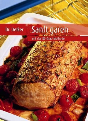 Die Entdeckung der Langsamkeit: Sanft garen. Es gibt unzählige Tipps, Zeit zu sparen. Aber nur wenige, sie besser zu nutzen. Doch genau das ist der Weg zum Genuss. Wir Braten herrlich zart werden, das zeigt Dr. Oetker im neuen „Sanft garen“. Mit über 40 getesteten Rezepten, die garantiert gelingen. Probieren Sie es doch mal aus! Braten Sie ein Stück Fleisch kurz an, geben Sie es bei einer Temperatur von 80 °C in den Backofen und lassen Sie es für mehrere Stunden garen. Wenn der Braten anschließend auf den Tisch kommt, werden alle vom butterzarten Fleisch begeistert sein.