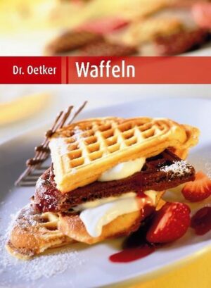 Chic & crispy: Waffeln von Dr. Oetker. Schnell angerührt und etwas für ganz heiße Eisen: Die Waffelküche von Dr. Oetker! Schaumig locker, duftig zart oder aber würzig und mit Biss - diese krossen Teilchen sind einfach zum Anbeißen! Auf dem Kindergeburtstag sind Kuhfleckenwaffeln oder "Fanta"-Waffeln der Renner, die erwachsenen Genießer greifen lieber zu Amarettini- oder Apfeltee-Waffeln mit Baiserhaube und wer es einmal herzhaft mag, für den sind Ciabatta- oder Käse-Feigen-Waffeln genau das Richtige. Aber egal, ob pikant oder sahnig-süß, die mehr als 40 Waffelrezepte dieses Buches verführen alle Genießer.