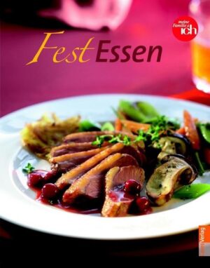 Schöner genießen, fröhlicher feiern Feste im Kreise der Familie und lieben Freunde, was gibt es Schöneres? Im neuen FestEssen von Meine Familie & Ich sind die passenden Rezepte dazu. Mit den Schritt-für-Schritt-Anleitungen wird der Weihnachtsbraten saftig und das Osterlamm herrlich zart. Und die vielen ausgefallenen Rezeptausflüge z.B. nach Schweden oder in die Toskana sorgen dafür, dass auch das Essen zum Fest unvergesslich bleibt. Im Ratgeberteil erfahren Leser zusätzlich wertvolle Tipps zu Zeitplan und Einkauf. Der ideale Geschenktipp