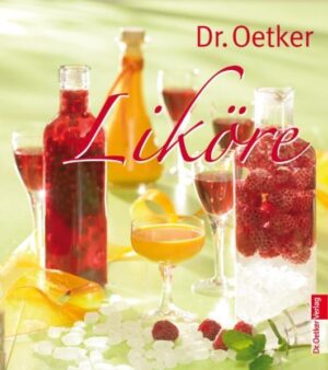 Die Medizin in der guten Küche Kein Scherz: Der Likör begann seine Karriere als Medizin. Und was sich aus dieser Medizin entwickelt hat, das zeigt dieses Buch. Ob klassischer Eierlikör, trendiger Piňa-Colada-Likör oder fruchtiger Erdbeer-Joghurt-Likör - mit rund 40 gelingsicheren Rezepten ist für jeden Geschmack etwas dabei. Dazu gibt es Angaben zur Haltbarkeit, zahlreiche Tipps zur Verfeinerung und inspirierende Fotos. Dr. Oetker Liköre passen zu jeder Gelegenheit: zum Verschenken, für die gesellige Runde oder als - logisch - wohldosierte Medizin.