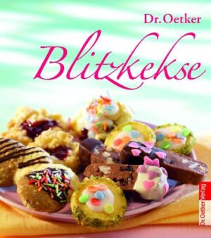 Für kleine (weihnachtliche) Überraschungen Die Adventskaffeegäste stehen gleich vor der Tür? Mit Dr. Oetker kein Problem - denn über 30 Blitzkeks-Rezepte lassen jeden Gastgeber gut vorbereitet aussehen. Schnell den Teig kneten, portionieren, zusammenrollen oder ungeformt weiterverarbeiten, auf das Backblech legen und ab in den Ofen. Nach dem Backen die Kekse mit der beigelegten Zucker-Deko aus Perlen, Streuseln oder Herzen verzieren, fertig sind köstliche Marzipan-Sesam-Streifen, Walnuss-Schoko-Cookies oder Espresso-Kekse! Damit können Sie natürlich auch Ihre Familie überraschen.