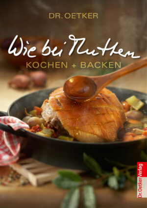 So wie bei Muttern schmeckt es nirgends? Doch in diesem Buch lässt Dr. Oetker die gute alte Zeit der mit viel Liebe zubereiteten Gerichte am heimischen Küchentisch wieder lebendig werden. Alle Rezepte sind verständlich beschrieben und gelingen garantiert. Ob herzhafter Wirsingeintopf oder gefüllte Paprikaschoten, ob saftiger Käsekuchen oder cremiger Frankfurter Kranz jetzt kann jeder eine Reise in die Kindheit machen und die Lieblingsrezepte noch einmal zusammen mit schönen Erinnerungen genießen.