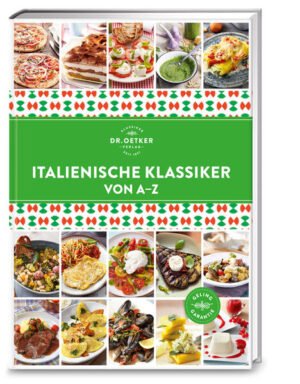 Die beliebtesten Klassiker der italienischen Küche in einem Buch. 150 authentische Rezepte, die garantiert gelingen und garantiert schmecken.