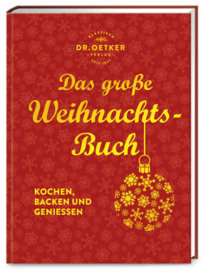 „Das große Weihnachtsbuch“ ist ein Buch mit Tradition - ein Standardwerk von Dr. Oetker Die Advents- und Weihnachtszeit ist Genusszeit und Weihnachtsbücher in schöner Optik liegen im Trend Mit Menüvorschlägen für die Festtagstafel sowie Tipps und Tricks für die Weihnachtsbäckerei