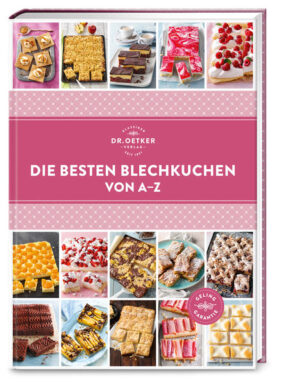 Die Kuchen sind wunderbar unkompliziert und schnell gemacht - das richtige Buch für alle Backeinsteiger und Kuchenliebhaber Gute saftige Blechkuchen sind ein Dauerbrenner, die jeder mag. Bei Dr. Oetker trifft bewährtes Know-how auf Backtrends mit Geling-Garantie