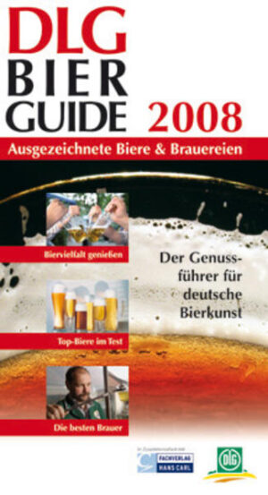 Bier ist in Deutschland nicht nur ein Genuss-, sondern auch ein Kultprodukt. Generationen von Brauern haben sich darin geübt, neue Sorten, Geschmacksnuancen und differenzierte Genusserlebnisse zu kreieren. Um die besten Produkte herauszufiltern, prüft die DLG seit vielen Jahren mit qualifizierten Fachleuten die Güte von Bieren, die nach dem deutschen Reinheitsgebot gebraut wurden. Im neuen DLG-Bier-Guide werden die von der DLG ausgezeichneten Biere und Brauereien vorgestellt. Für Bierliebhaber ist dieser Guide der Wegweiser durch die deutsche Bierlandschaft.