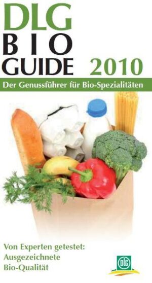 • der praktische Ratgeber für Bio-Lebensmittel • Qualität durch die Prüfungen der DLG Biolebensmittel sind in den letzten Jahren immer vielfältiger geworden, da fällt es schwer zu unterscheiden welche Lebensmittel wirklich „Bio“ sind. Der DLG-Bio Guide 2010 bietet Überblick und Orientierung zu den, durch die DLG ausgezeichneten Biolebensmittel und zeigt worauf beim Kauf geachtet werden sollte.