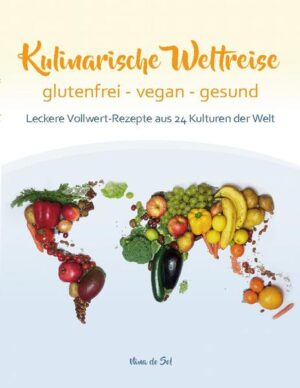 Leckere Vollwert-Rezepte aus fünf Kontinenten mit ansprechenden Farbfotografien zu jedem Gericht. Alle Rezepte sind 100% plant-based, glutenfrei, eifrei und laktosefrei. In diesem Kochbuch werden auf jegliche Ersatzprodukte, wie Tofu, Seitan, Sojaprotein und Co bewusst verzichtet. Dafür kommen viele proteinreiche Hülsenfrüchte, wie Bohnen, Linsen, Kichererbsen, zum Einsatz. Die Zutaten sind leicht erhältlich, die Rezepte einfach, vollwertig gesund und schnell zu kochen. Ein köstlicher und vielseitiger Einstieg in die vegane Küche. Try it!