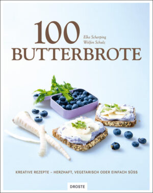 Das Butterbrot ist zurück: Abwechslungsreiche Rezepte für 100 leckere Brotbeläge und 8 Brotsorten! Ob in der Schule, im Büro oder beim Ausflug. Zu jeder Zeit, ob morgens, mittags oder abends: Ein Butterbrot schmeckt immer. Der Snack für zwischendurch ist wandelbar und trifft fast jeden Geschmack. 100 Ideen für schmackhafte Aufstriche und appetitanregende Beläge garantieren ein perfektes Gelingen. Einen zusätzliche Genuss fürs Auge versprechen die brillanten Fotos, die jedes Rezept exklusiv in Szene setzen. Ein ausführlicher Serviceteil mit Adressen ausgewählter Bäckereien, Feinkostläden und Metzgereien sowie ein Glossar runden das Buch ab.