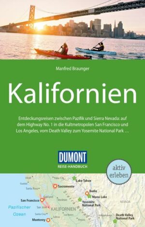 Für die 4. Auflage des DuMont Reise-Handbuches war Autor Manfred Braunger wieder intensiv vor Ort unterwegs. Der Golden State im äußersten Westen der USA ist ein Land der Ideen