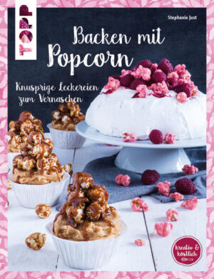 Popcorn ist besonders als Snack bekannt - entweder süß oder salzig. Aber Popcorn kann so viel mehr... Der Knabberspaß zeigt was in ihm steckt und wird als Topping, in Keksen, als Boden oder auch mit besonderem Flavour zum Star. Ob Panacotta-Cookie-Cups mit Schoko-Bacon Popcorn, ein Salty Limetten-Popcorn-Käsekuchen oder Apfel-Popcorn Riegel - für jeden Geschmack ist etwas dabei. Klassiker wie Schokobrownies werden mit Popcorn neu interpretiert und ausgefallene Rezepte wie eine Brombeer-Lakritz Torte zeigen, wie vielfältig Popcorn eingesetzt werden kann. Legen Sie los und lassen Sie den Mais knallen!