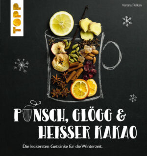 In der kalten Jahreszeit tut unserer Seele etwas Warmes von innen besonders gut.Mit klassischen Rezepten für Glögg, Punsch und Glühwein versüßen Sie sich die Winterzeit. Neue Geschmackserlebnisse entdecken Sie in Getränken mit Lavendel, Chili und Ingwer. Sowohl alkoholische als auch alkoholfreie Rezepte sind allesamt schnell und einfach zuzubereitet - das besondere Etwas wird Ihnen durch die Kombination der Zutaten verliehen. Ergänzt werden die warmen Getränke durch leckere selbstgemachte Liköre und Cocktails.