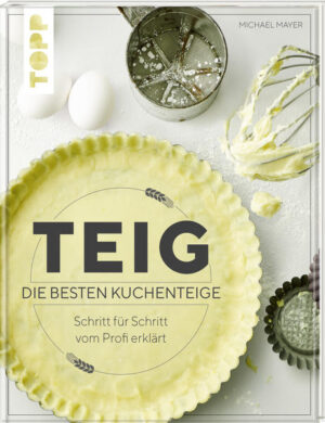 Ob Hefeteig, Mürbteig, Blätterteig, Biskuit- oder Baisermasse: Jeder Teig hat so seine ganz eigenen Tücken und Ansprüche, auf die bei der Zubereitung geachtet werden müssen. Doch der perfekte Teig ist kein Ding der Unmöglichkeit! Folgen Sie ganz einfach der ausführlichen Bild-für-Bild-Anleitung in diesem Backbuch und schauen Sie dem Profi und Patissier Michael Mayer über die Schulter. Hilfreiche Tipps zu den A’s und O’s des Backen, zu den Zutaten und zu nützlichen Backhelfern sorgen dabei für schnelle Erfolgserlebnisse. Ein Backbuch und Nachschlagewerk für Einsteiger und Fortgeschrittene gleichermaßen. Inklusive köstlichen Rezepten zu allen Teigsorten am Ende des Buches.