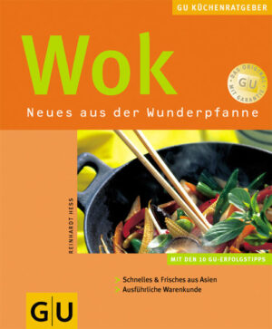 Wokken wie in Asien: Schnelle und unkomplizierte Rezepte aus China, Indien, Indonesien, Thailand und Japan. Alle Gerichte werden mit ueberall erhaeltlichen Zutaten zubereitet und sollte es einmal etwas exotischer werden, hilft das Glossar oder die umfangreiche Warenkunde zu Wuerzsaucen und asiatischen Gemuesen. Eine kleine Reiskunde mit genauer Kochanleitung gibt die Moeglichkeit, immer die perfekte Beilage anzubieten