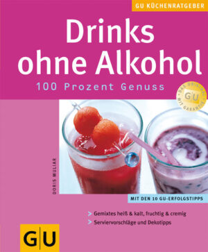 Drinks ohne Alkohol sind Drinks für jede Tageszeit. Sie sind die Muntermacher am Morgen, lassen sich prima mitnehmen für Zwischendurch, sie verwoehnen und entspannen, geben der Sommerparty den richtigen Drive und waermen an kalten Tagen. Eben purer Genuss ganz ohne Alkohol.