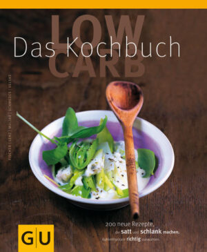 Jetzt wieder im Programm: Der Klassiker unter den LowCarb - Kochbüchern! Das Ernährungsprinzip Low Carb hat sich einen festen Platz unter den Diätmethoden erobert. Immer mehr Menschen wissen die sanfte Methode zu schätzen, sich kohlenhydratbewusst an Gemüse, Obst, gesunden Fetten und hochwertigen Eiweißen satt und dauerhaft schlank zu essen. Das GU-Standardwerk der LowCarb-Küche - mit über 200 kohlenhydratreduzierten, vitalstoffreichen und unkomplizierten Rezepten für jeden Tag. Dazu alles, was man über diese Ernährungsmethode wissen muss, und alles, was den Alltag leichter macht - das gesunde und genussreiche Rundum-Sorglos-Paket also!