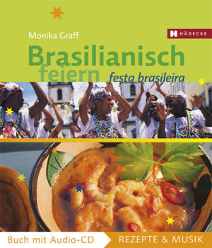 Festa Brasileira! Ein brasilianisches Fest, das alle Sinne anspricht! Dazu gehört etwas Gutes zu essen und zu trinken, Melodie und Rhythmus und die brasilianische Leichtigkeit des Seins. All das und noch mehr ist in dieses Buch mit Rezepten und Musik gepackt. Das Beste aus den Kulturen der Indios, der Portugiesen, der Schwarzafrikaner und der Einwanderer aus dem Libanon, Japan, Italien und Deutschland verbindet sich zu einem kulinarisch musikalischen Potpourri auf einer Reise von Bahia bis Rio und São Paolo, gewürzt mit Texten des literarischen Genießers Jorge Amado. So mundwässernd wie die literarischen Zitate von Jorge Amado sind die vorgestellten Köstlichkeiten von den kleinen Krabben-Pastetchen bis zum großen Churrasco und zum Xinxin, von dem jede Bahiana behauptet, ihr Rezept sei das beste, vom Sorbet bis zur Batida und zur beliebten Caipirinha. Sie steigern sich zum absoluten Hochgenuss durch die beigelegte CD „Brasileiro“ aus der beliebten Putumayo-Serie, wo Samba und Bossa Nova, „Mama Africa“ und andere mitreißende Klassiker aus Brasilien das Blut zum Kochen bringen. Das beste Rezept gegen Fernweh: CD auflegen und mit Freunden kochen, tanzen und genießen.