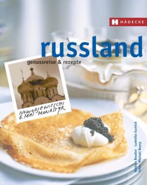 „Wenn Du ein gutes Weib und einen guten Borschtsch hast, kannst Du mit Deinem Leben zufrieden sein.“ Ukrainisches Sprichwort Wenn Russen feiern, biegen sich die Platten unter köstlichen Gerichten: Pasteten in den unterschiedlichsten Formen, Genüsse in Hülle mit Fülle, Sakuski, die unvergleichlichen Appetithäppchen, Braten, Borschtsch, Botwinja, Rassolnik, Tschorba und Ucha, Piroggen, Pelmeni, Piroschki, Watruschki, dazwischen Salzgurken, Rote Bete und eingelegte Pilze, Wein und Wodka, Kaviar und Sekt… Schon beim Lesen der Rezepte sieht man die Landschaften förmlich vor sich, die unendlichen Weite Sibiriens und den Weinbergen im Süden, die behaglichen Wohnstuben, in denen der Samowar simmert und die prächtigen Stadthäusern, in denen gefeiert wird. In der sprichwörtlichen russischen Gastfreundschaft sind die unterschiedlichen Regionen des großen russischen Reiches noch alle vereint. Und in den Rezepten spiegelt sich der Reichtum der Felder, Wälder und Seen und die Vielfalt der Kulturen wider, ergänzt durch Hintergrundinformationen zu regionalen und kulturellen Traditionen.