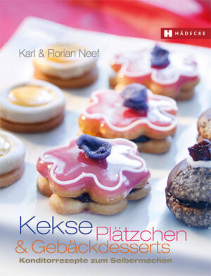 Klein, fein und unwiderstehlich! Neben 36 kreativen Rezepten für Plätzchen, Kekse, Gutsle und Co. stellen die Konditormeister, Vater und Sohn Neef aus Nürnberg, auch acht Kreationen für Desserts mit Gebäck vor - eine wahrhaft verführerische Neuentdeckung! Knusprig-zarte Leckereien, zauberhaft verziert, kleine Kunstwerke, die jede Kaffeetafel krönen und das Tüpfelchen auf dem i zum Tee sind. Ob für die Advents- und Weihnachtsbäckerei, zu Ostern oder zum Muttertag, hier findet sich das passende Rezept für kleines und feines Gebäck, mit und ohne besonderen Anlass!