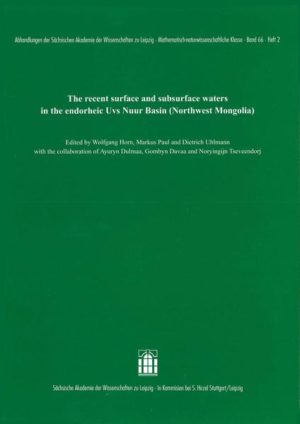 Honighäuschen (Bonn) - The limnological conditions of water bodies in the endorheic Uvs Nuur basin (Mongolian Altai) are described in this volume. The whole range is represented: rivers, lakes (fresh, saline) and springs/subsurface waters. The extreme gradients of altitude and climate (from glaciers to semidesert) characterizing the basin are reflected by the very different types of waterbodies, which are described exemplarily. Climatic conditions (precipitation, temperature, evaporation) as well as morphological (morphometry, substrate), hydrological (runoff, lake level changes, water age), physical (temperature, turbidity, conductivity), chemical (main ions, nutrients) and biological properties (benthos, plankton, chlorophyll) are presented. Since the area is remote and only sparsely populated, there are, as a rule, only minor anthropogenic influences on the morphology of the waters while the nutrient budgets are more affected due to the relatively dense livestock.