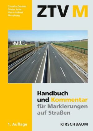 Honighäuschen (Bonn) - Die neuen Zusätzlichen Technischen Vertragsbedingungen und Richtlinien für Markierungen auf Straßen, Ausgabe 2013 (ZTV M 13) nehmen sowohl Auftraggeber als auch Auftragnehmer durch zahlreiche Neuerungen stärker in die Pflicht. Mit ARS Nr. 24/2013 hat das BMVI  damals noch BMVBS  die neuen ZTV M 13 bekanntgegeben. Im Gegensatz zu den ZTV M 02 behandelt das neue Regelwerk nicht nur endgültige weiße Markierungen, sondern auch vorübergehende gelbe Markierungen. Darüber hinaus gibt es aber noch weitere grundlegende Neuerungen, die in der Kommentierung eingehend behandelt und erläutert werden. So wird z. B. bei den Anforderungen an die Tages- und Nachtsichtbarkeit von endgültigen Markierungen zwischen Anforderungen im Neuzustand und solchen im Gebrauchszustand unterschieden, um den üblichen Verschleiß angemessen zu berücksichtigen. Auch wird in den ZTV M 13 erstmals empfohlen, wann eine Fahrbahnmarkierung ihre Funktion nicht mehr erfüllt und deshalb erneuert werden sollte. Ausführende Firmen, die im Geltungsbereich der ZTV M 13 arbeiten wollen, müssen sich zukünftig zertifizieren lassen und dabei nachweisen, dass sie alle Anforderungen erfüllen, die das neue Regelwerk an u.a. Maschinen und Personal stellt. Ziel der Kommentierung ist es, insbesondere die zahlreichen Neuerungen eingehend zu erläutern und praxisgerechte Vorgehensweisen anzubieten. Auch Fragen, die sich bereits aus der praktischen Anwendungen der ZTV M 13 ergeben haben, werden aufgegriffen und behandelt. Neben der Kommentierung der einzelnen Textpassagen der ZTV M 13 werden aber auch weitergehende Hinweise gegeben und Zusammenhänge mit europäischen Normen und anderen Regelwerken aufgezeigt. Um einen vollständigen Überblick auf die wesentlichen Regelwerke zur Straßenmarkierung zu erhalten, wurden wichtige Inhalte aus den Technischen Lieferbedingungen für Markierungsmaterialien (TL M 06)", den "Hinweisen zu Markierungen auf neuen Fahrbahnoberflächenn" sowie (vollständig) die "Richtlinien für die Markierung von Straßen" (RMS-1 und RMS-2) mit in das Werk integriert.