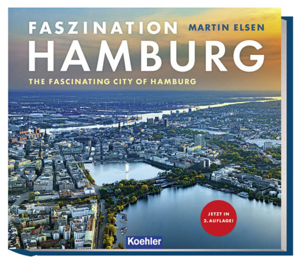 Nach seinen erfolgreichen Bildbänden Faszination Ostseeküste und Faszination Nordseeküste zeigt Luftbildfotograf Martin Elsen nun eine der schönsten Städte Deutschlands aus der Vogelperspektive: Hamburg. Sein faszinierendes Stadtportrait enthält natürlich  neben Panoramafotos  alle Wahrzeichen und Sehenswürdigkeiten