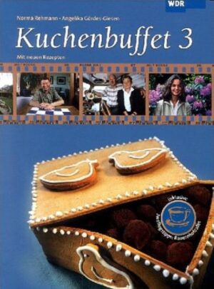 Der Dauerbrenner! 52 klassische und kuriose, einfache und komplzierte Rezepte aus der WDR-Fersehserie "Kuchenbuffet" sind in diesem Buch zusammengestellt.