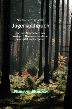 Mit dem "Jägerkochbuch" präsentieren die Mitarbeiter des Jagd- und Naturbuchverlages Neumann-Neudamm ein handliches Büchlein, welches Lust auf den Genuss von Wildfleisch und die Früchte des Waldes machen wird. Es richtet sich an alle, die Lust auf Neues haben und die Natur mit allen Sinnen genießen wollen.