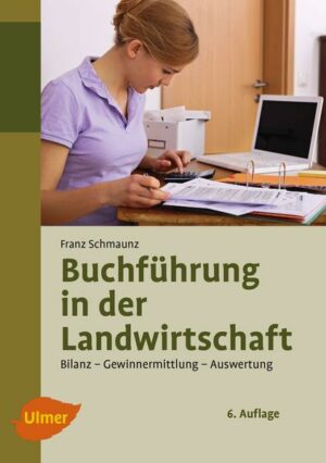 Dieses Buch dient Landwirten, Betriebsleitern und Studierenden als Nachschlagewerk und Lehrmittel. Anhand vielfältiger Fallbeispiele aus der Praxis der manuellen und elektronischen Buchführung gibt der Autor Ratschläge und Hilfestellung zur Gewinnermittlung und zum Verstehen des Jahresabschlusses im landwirtschaftlichen Betrieb. Beschrieben werden die 4 Methoden der Gewinnermittlung für Landwirte nach der aktuellen Steuerrechtslage: die Gewinnermittlung nach Durchschnittssätzen, die Gewinnermittlung durch Überschussrechnung und durch Buchführung sowie die Gewinnschätzung.