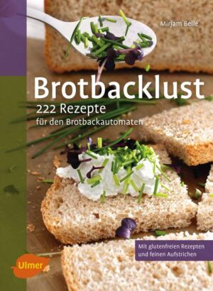 Brotgenuss auf Knopfdruck. Läuft Ihnen auch das Wasser im Mund zusammen, wenn der Duft von frisch gebackenem Brot in der Luft liegt? Auch zu Hause können Sie ganz einfach knuspriges Brot, Baguette und Brötchen selber backen. Die Bäckerin und Konditorin Mirjam Beile verrät Ihnen in 222 Rezepten ihre besten Kreationen für den Brotbackautomaten und Ideen für feinste Aufstriche. Schwelgen Sie in ihrer Rezeptvielfalt und finden Sie Ihr ganz persönliches Lieblingsrezept! Kein Automat? Kein Problem! Mit Schritt-für-Schritt-Anleitungen kommen Sie auch ohne Automat zu selbst gebackenen Köstlichkeiten. Mit Tipps und Rezepten für Menschen mit Allergien und Nahrungsmittelunverträglichkeiten.