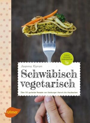 Wir können alles - auch vegetarisch. Regionale Rezepte und Produkte erfreuen sich wachsender Beliebtheit und die fleischlose Küche findet immer mehr begeisterte Anhänger. In „Schwäbisch vegetarisch“ verbindet Joanna Karon beides zu wahrem Hochgenuss und leckerer Vielfalt. Die über 50 herzhaften und süßen Gerichte gelingen leicht, sind bodenständig, absolut familientauglich und von der Fotografin Ludmilla Parsyak toll in Szene gesetzt. Mit vielen veganen Varianten sowie praktischen „Aus eins mach zwei“-Rezepten, die Zeit sparen: einmal kochen, zweimal genießen.