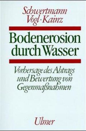 Honighäuschen (Bonn) - Der Verlust wertvollen Bodens durch die Bodenerosin muss gestoppt werden. Die drei Autoren stellen Massnahmen gegen die Erosion vor, zur Erhaltung und Sicherung der Fruchtbarkeit der Böden und um den Verlust des nährstoffreichen Oberbodens zu verringern.