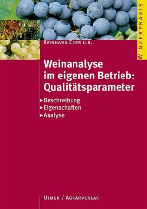 Honighäuschen (Bonn) - Der heutige Weinkonsument kennt sich immer besser mit den Qualitätsmerkmalen der Weine aus. Daran muss sich der moderne Winzer anpassen. In diesem praxisnahen und leicht verständlichen Fachbuch werden detailliert die verschiedenen Weininhaltsstoffe wie Säuren, Gerbstoffe und Aromastoffe und viele mehr beschrieben. Analyseverfahren zu deren Bestimmung werden in übersichtlicher Form vorgestellt. Anhand der ausgeklügelten vorgestellten Verfahren kann der Winzer Einfluss auf diese Inhaltsstoffe nehmen und so seine Weine gezielt verbessern.