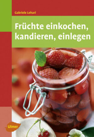 Einfach natürlich und lecker! Heimische und exotische Früchte das ganze Jahr hindurch genießen: Konservieren mittels Erhitzen, Zucker, Alkohol oder Essig machts möglich! Welches Wissen Sie für das Einkochen, Kandieren und Einlegen benötigen, enthält dieses Buch nebst einfachen und raffinierten Rezepten. Liebhaber von Marmeladen, Konfitüren und Gelees, Kompott, Kandiertem und Glasiertem, Früchten in Alkohol, Süßsauer Eingelegtem und pikanten Chutneys kommen hier voll auf ihre Kosten! Ein grundlegendes Buch, das viele Tipps und Anregungen für eigene Kreationen gibt. - Standardwerk, das in keiner Küche fehlen darf - Basiswissen und Grundrezepte - Raffiniertes und Tipps für Eigenkreationen