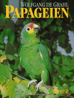 Honighäuschen (Bonn) - Dieses Buch behandelt 150 Papageinenarten mit farbiger Abbildung. De Grahl beschreibt die Biotope der Papageien, ihr bedrohtes Vorkommen und den Artenschutz, ihre Eingewöhnung und Zähmung, das Lautgeben und Nachahmen, ihre Unterbringung, Pflege und richtige Ernährung, die Krankheiten und ihm allgemeinen ihre Aufzucht.