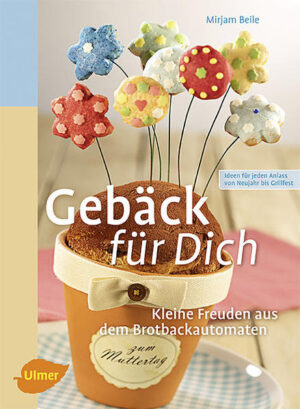 Leckereien zum Verschenken oder selbst genießen - 120 Backideen: von klassisch bis verrückt - Für jeden Anlass: vom Familienfest bis zur Grillparty - Zum Ausprobieren: viele Tipps für eigene Kreationen Ob Muttertag, Kindergeburtstag, Grillparty oder Brunch: selbst Gebackenes kommt immer gut an. Mirjam Beile verrät Ihnen, wie der Brotbackautomat echte Klassiker, raffinierte Besonderheiten und verrückte Backideen zaubert. Zum Einzug gibt es Brot und Salz, zum Vatertag ein gebackenes Hemd, zum Oktoberfest einen saftigen Leberkas und zur WM-Party eine Deutschland-Marmelade in schwarz-rot-gold.