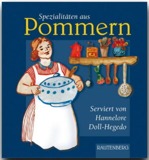 Hannelore Doll-Hegedo serviert auf über achtzig Seiten über 130 größere und kleinere Spezialitäten aus Pommern gewürzt mit Anekdoten. Denn nicht nur Schmorwurst, Tollatschen und Spickgans gehören zu den Köstlichkeiten, die diese Region zu bieten hat. Die erprobten Original-Rezepte von Biersuppe bis Wrukeneintopf bereichern jeden Speiseplan. Ein ausführliches Vorwort erzählt von der pommerschen Gastfreundschaft und der Geschichte der Küche Pommerns.