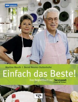 Wenn es ums Kochen geht, handeln Martina Meuth und Bernd Neuner-Duttenhofer getreu der Maxime, dass nur das Beste gerade gut genug ist. Das Wissen um die Qualität der Zutaten, eine solide Warenkunde und gute Produktkenntnisse - dies sind Inhalte, die das erfolgreichste Kochduo des deutschen Fernsehens ihren Zuschauern seit 1988 in der WDR Servicezeit: Essen & Trinken vermitteln möchte. Dass solch qualitätsbewusstes Kochen die Grundlage für erstklassige und köstliche Gerichte ist, zeigt ihr neustes Kochbuch Einfach das Beste! Küchenklassiker wie Linsen, Kürbis oder Rhabarber werden hier in den unterschiedlichsten Variationen vorgestellt. Ob traditionell, mediterran oder asiatisch - Martina Meuth und Bernd Neuner-Duttenhofer lieben Vielfältigkeit und Abwechslung und sind immer auf der Suche nach einer Zubereitung, die ursprünglich und doch raffiniert ist. Wichtig ist ihnen dabei auch eine unkomplizierte Umsetzung ihrer Rezepte: Einfach das Beste! enthält zahlreiche Fotos aus der heimischen Küche des Kochduos, die die einzelnen Arbeitsschritte gut nachvollziehbar machen. Ein Buch, das zum Nachkochen anregt und sich in der Praxis bestens bewährt.