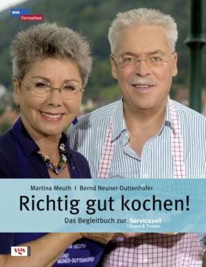 Genuss ist schon beim Zuschauen garantiert, wenn Martina und Moritz ihre fantasievollen Gerichte zubereiten. "Richtig gut kochen!" stellt die Kreationen aus der Sendung Servicezeit: Essen & Trinken ausführlich vor. Von Pasta und Wild über Obst und Gemüse der Saison bis hin zu kompletten Menüs für Festtage präsentiert dieses Buch wieder eine vielfältige Auswahl an raffinierten Speisen. Im Mittelpunkt steht das Nahrungsmittel mit seinen variantenreichen Zubereitungsmöglichkeiten. Der kreative Umgang mit der Zutat, langjährige Erfahrung sowie Experimentierfreude und Leidenschaft finden sich in den zahlreichen Rezepten der beiden Köche vereint.