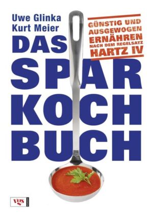 Abwechslungsreich kochen und gut essen ist auch mit wenig Geld möglich! Ausgehend vom Hartz-IV-Regelsatz, nach dem einem Erwachsenen pro Tag ca. 4,40 Euro für Essen und Trinken zur Verfügung stehen, haben die Autoren 75 Speisepläne mit Frühstück, Mittag- und Abendessen für zwei Personen zusammengestellt. Unkomplizierte Gerichte, mit frischen Zutaten zubereitet, garantieren eine ebenso gesunde wie schmackhafte Ernährung.